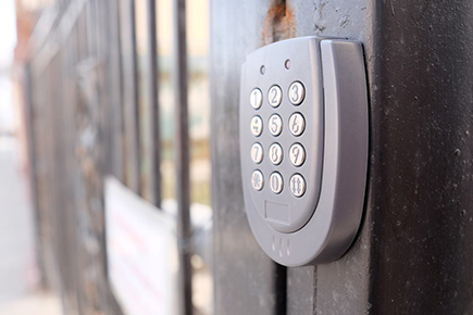 garage door keypad